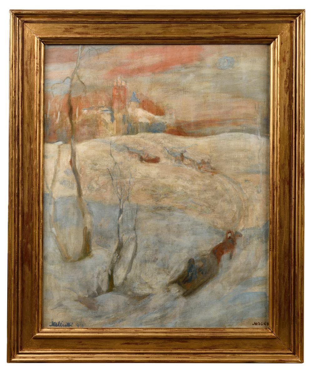Nikolaj Dmitrievic Milioti comparable auction result: nikolaj dmitrievic milioti 1874 1962 paysage enneig moscou 1910
