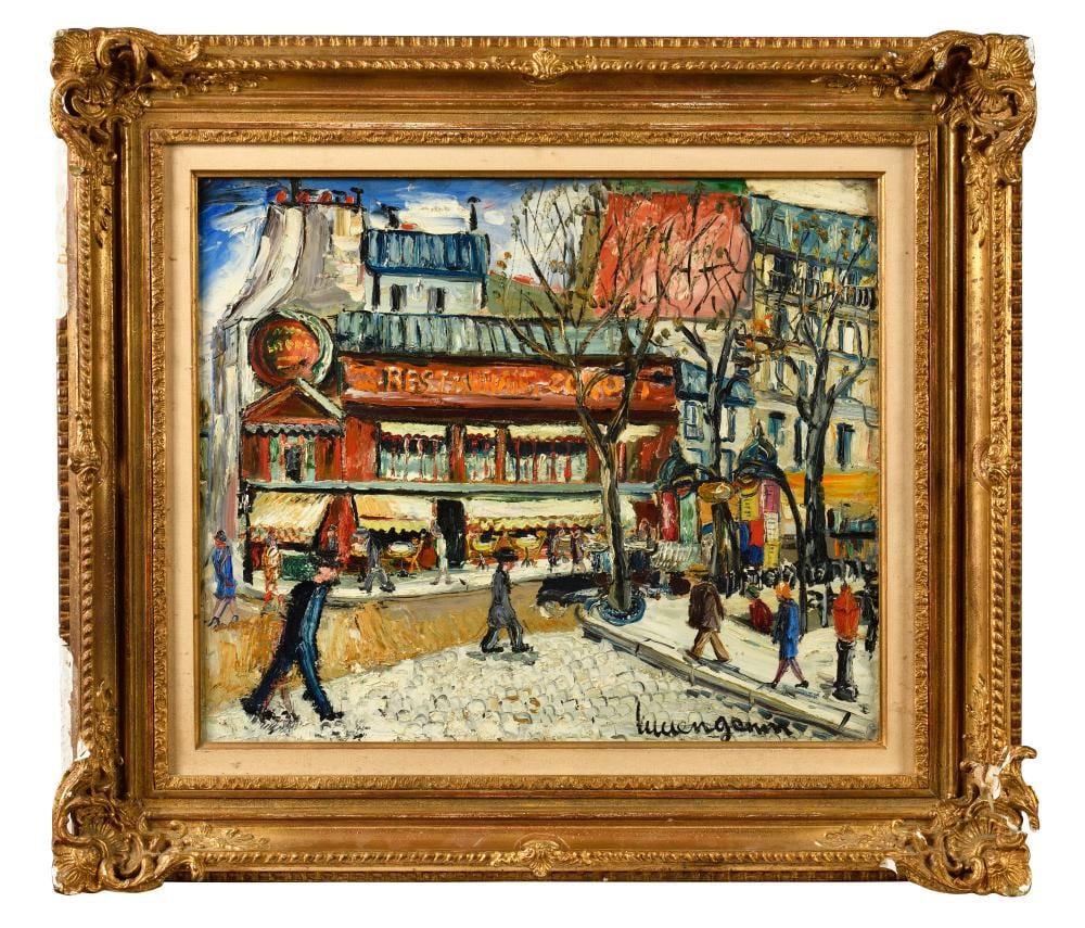 lucien genin 1894 1953 le restaurant coquibus place blanche · Osenat · 2025-12-07 Lucien Génin comparable auction result: lucien genin 1894 1953 le restaurant coquibus place blanche