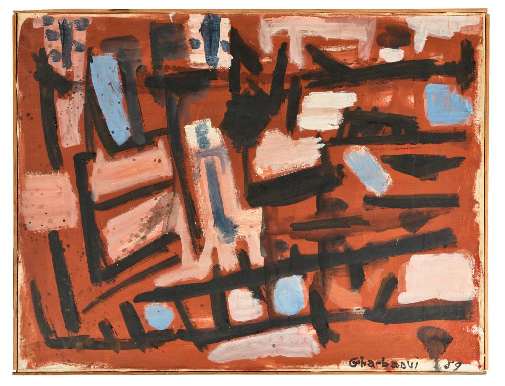 Jilali Gharbaoui comparable auction result: jilali gharbaoui 1930 1971 sans titre 1959