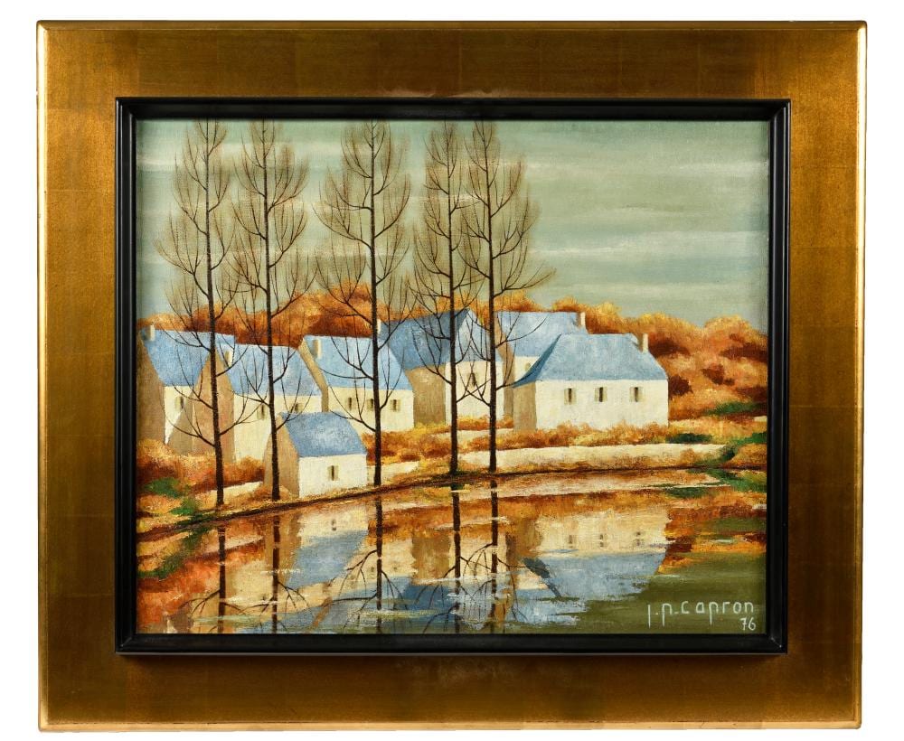 Jean-Pierre Capron comparable auction result: jean pierre capron 1921 1997 paysage en bord de rivi re 1976
