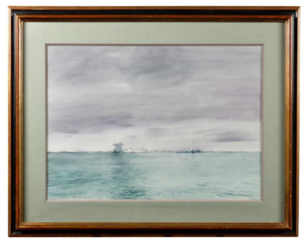 Michel Ciry comparable auction result: michel ciry 1919 2018 port de rotterdam 1986