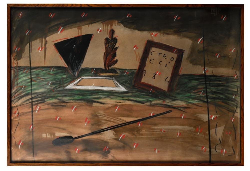 Jean Michel Albérola comparable auction result: jean michel alberola n en 1953 la rame 1984