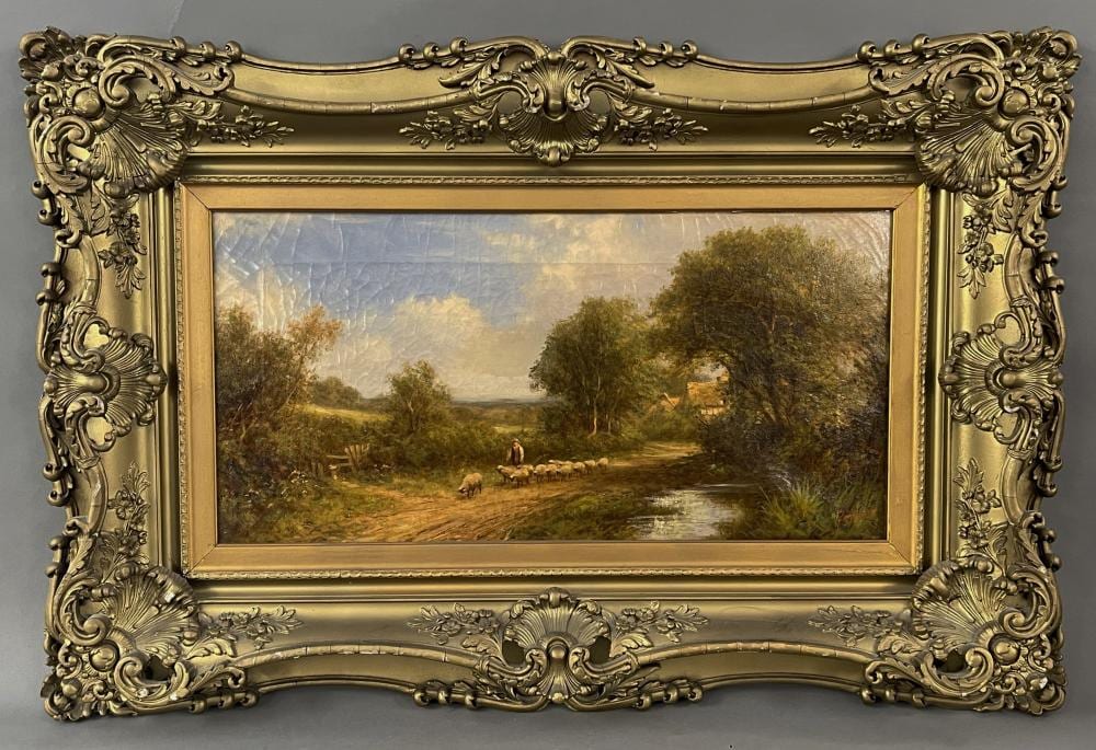 Oisín Kelly comparable auction result: o c painting of sheep robert robin fenson