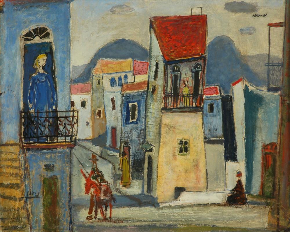 Avraham Naton comparable auction result: avraham naton 1906 1959