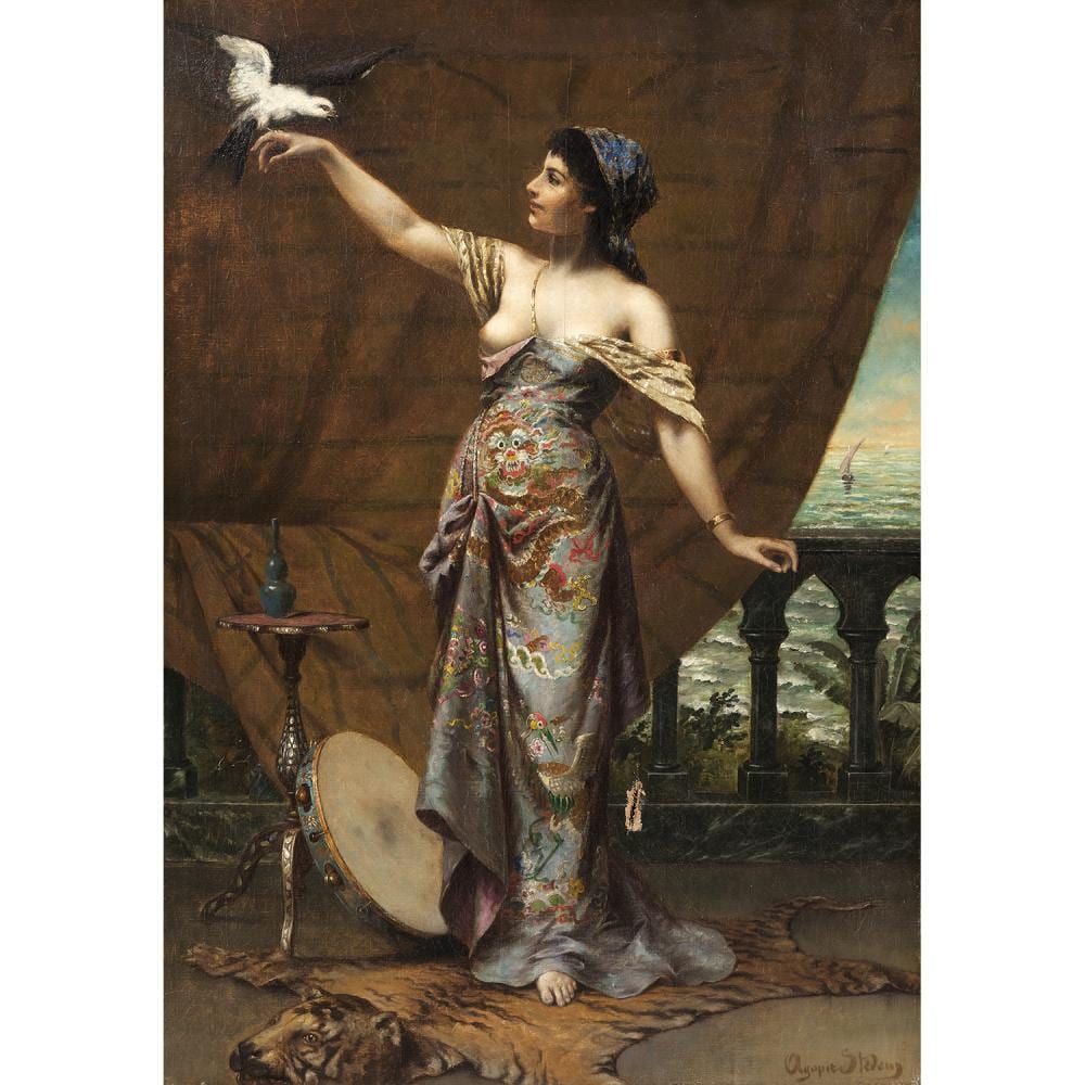 Agapit Stevens comparable auction result: agapit stevens bruxelles 1848 watermael boitsfort 1924