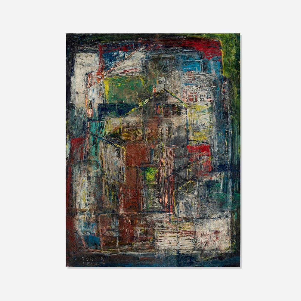 Donald Deskey comparable auction result: donald deskey untitled
