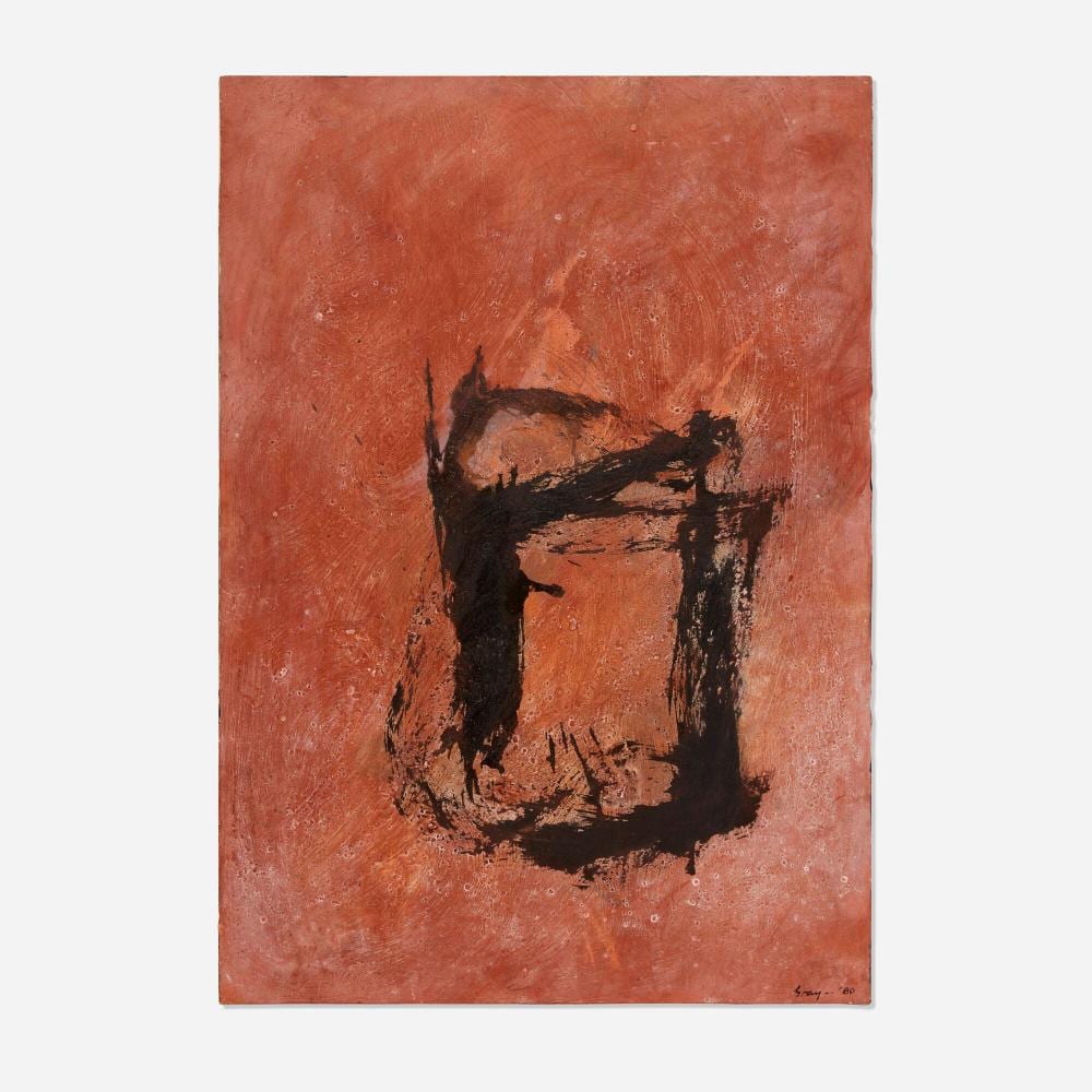Cleve Gray comparable auction result: cleve gray roman walls 29