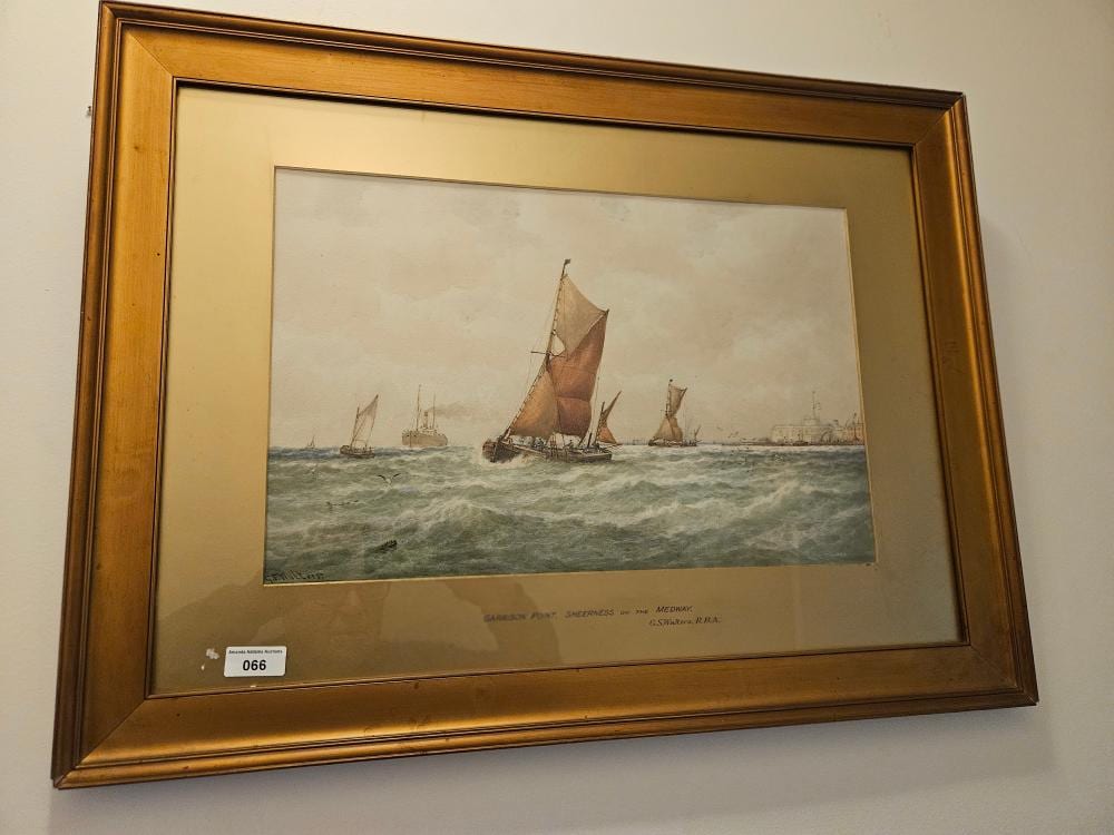 George Stanfield Walters comparable auction result: george stanfield walters british 1838 1924 garrison point sheerness on t
