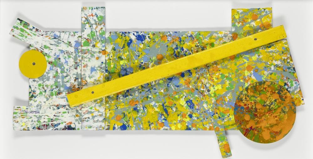 Lionel Lofton comparable auction result: lionel lofton b 1954 the circle yellow ii