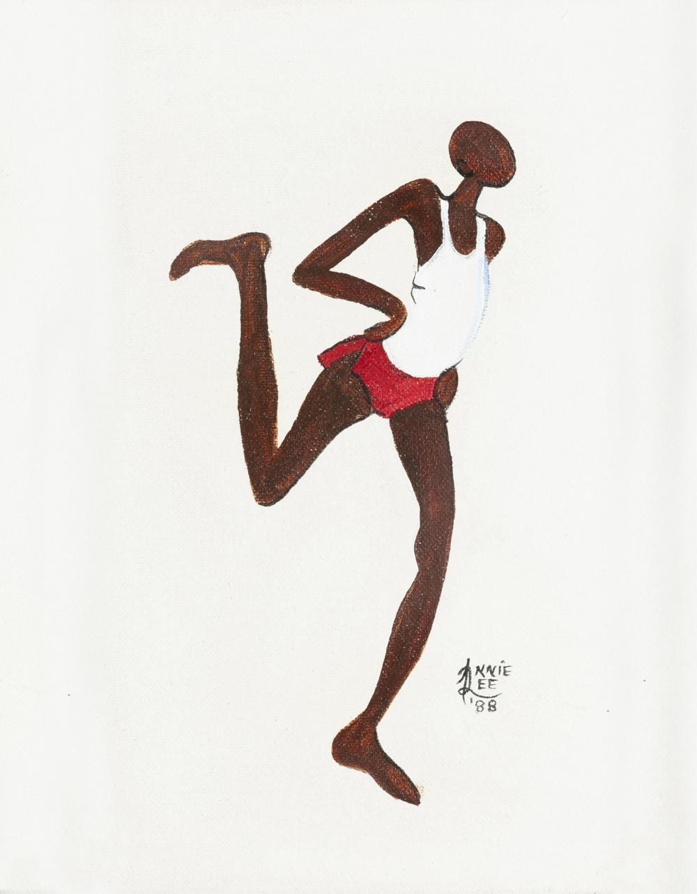 Annie Lee comparable auction result: annie lee 1935 2014 untitled track star