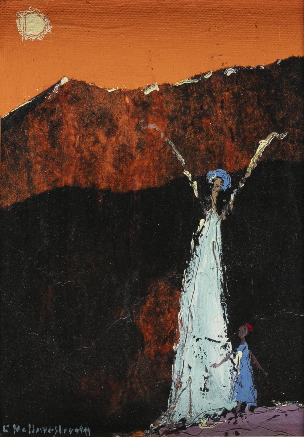 Alvin C. Hollingsworth comparable auction result: alvin c hollingsworth 1928 2000 woman s landscape