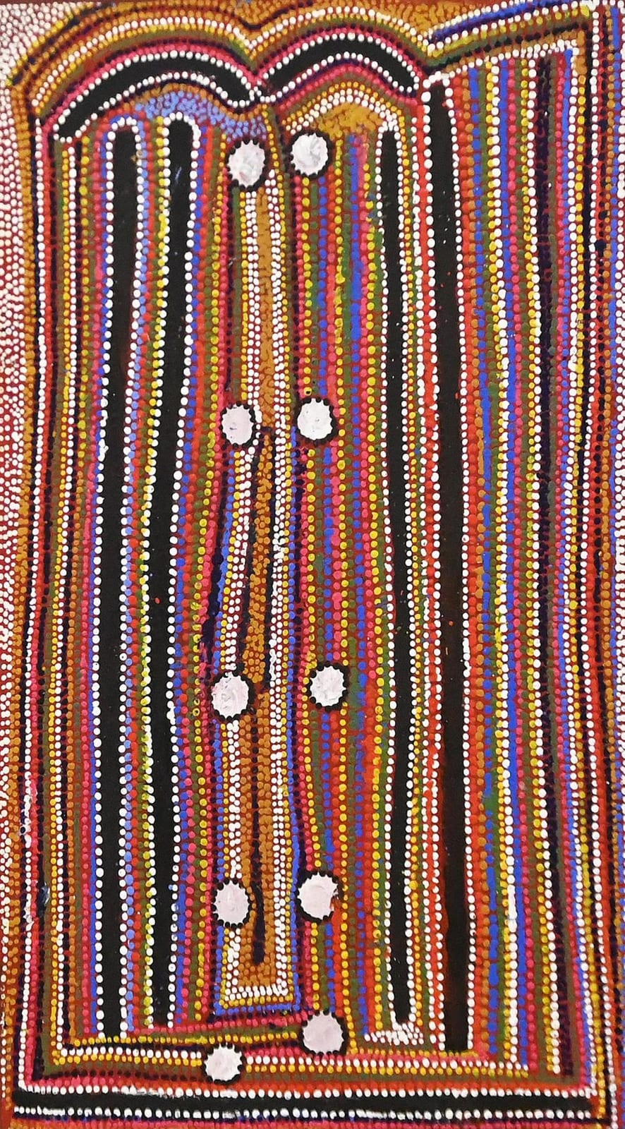 Paddy Japaljarri Sims comparable auction result: paddy japaljarri sims untitled