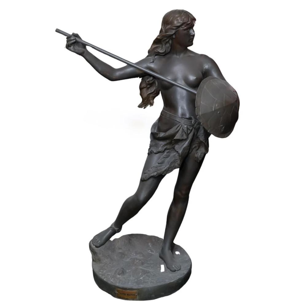 Jean Garnier comparable auction result: jean garnier french 1853 1910 palace sized mixed metal statue