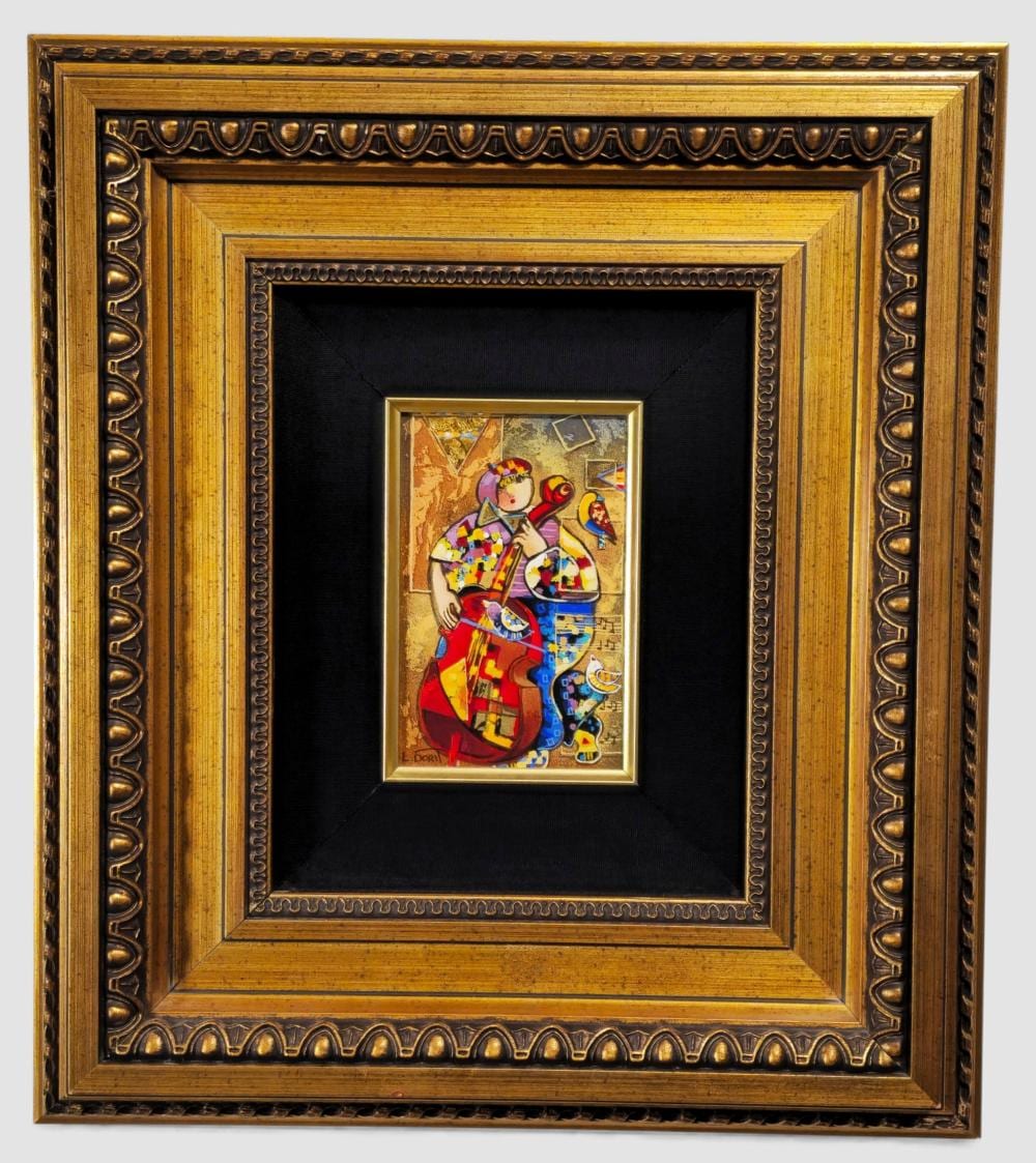 Dorit Levi comparable auction result: dorit levi quiet melody mixed media