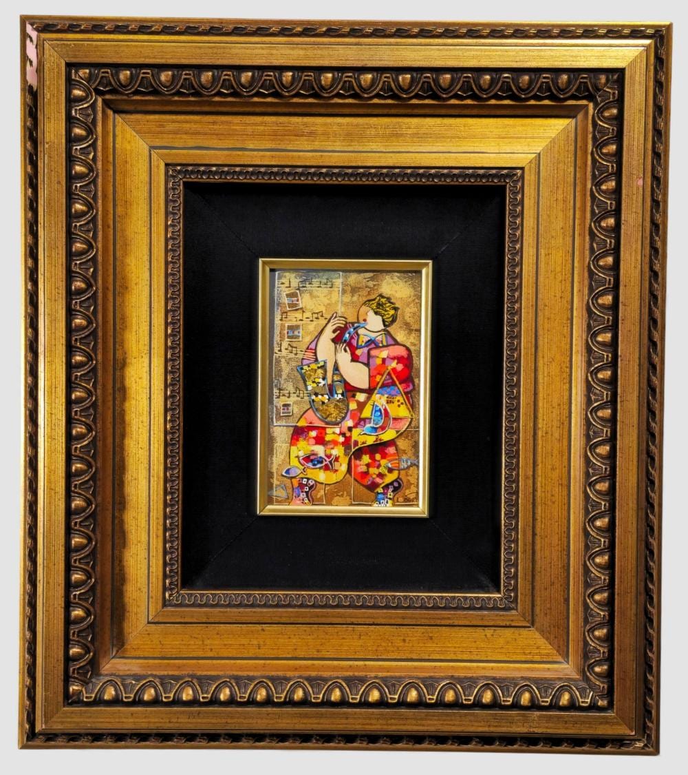 Dorit Levi comparable auction result: dorit levi orchestra acrylic on canvas board