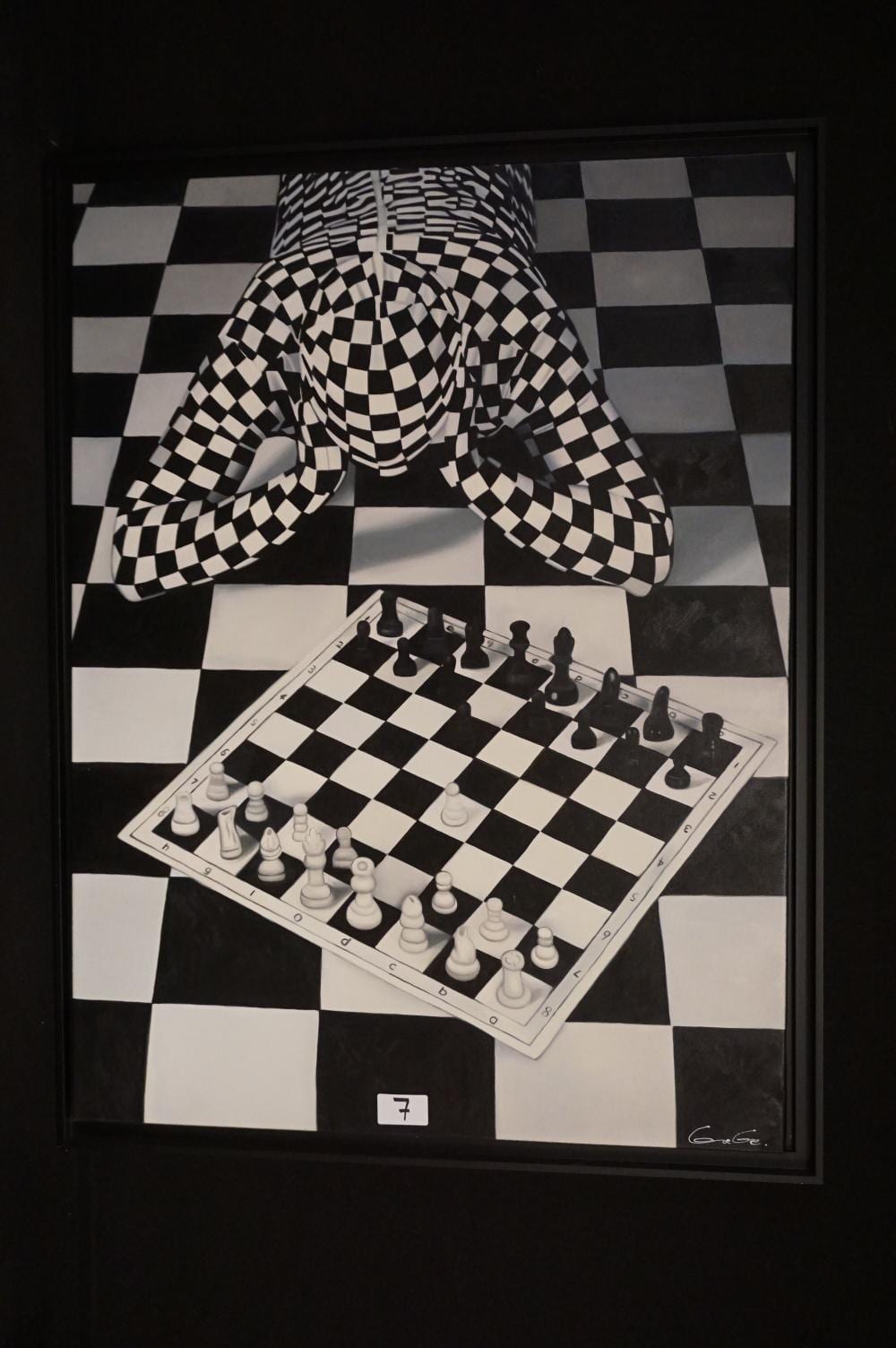jack gage 1946 black and white chest play · DEWIT Auctions · 2025-12-27 Jack Gage comparable auction result: jack gage 1946 black and white chest play