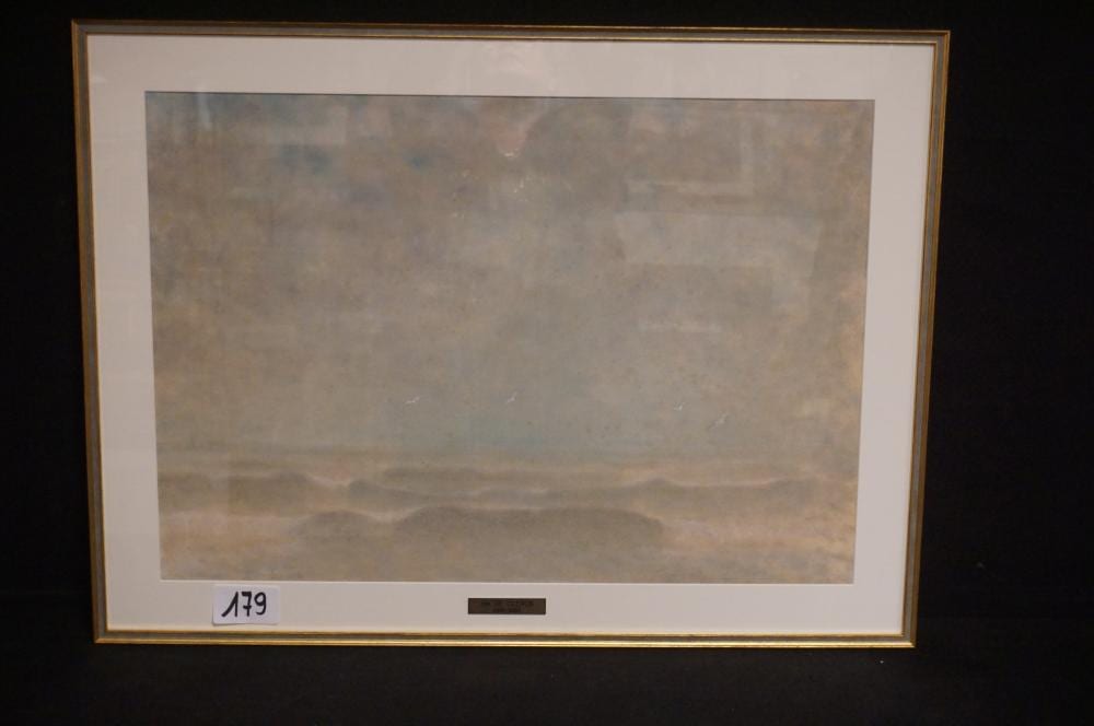 Jan de Clerck comparable auction result: jan de clerck 1881 1962 noordzee aquarel