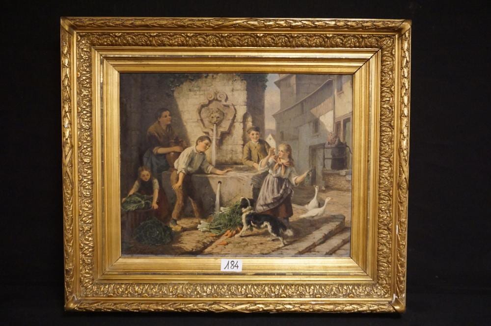 Jan Walraven comparable auction result: jan walraven 1827 1863 spelende kinderen bi