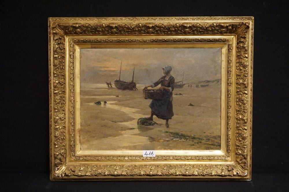 georges maroniez 1865 1933 vissersvrouw op · DEWIT Auctions · 2025-12-27 Georges Maroniez comparable auction result: georges maroniez 1865 1933 vissersvrouw op
