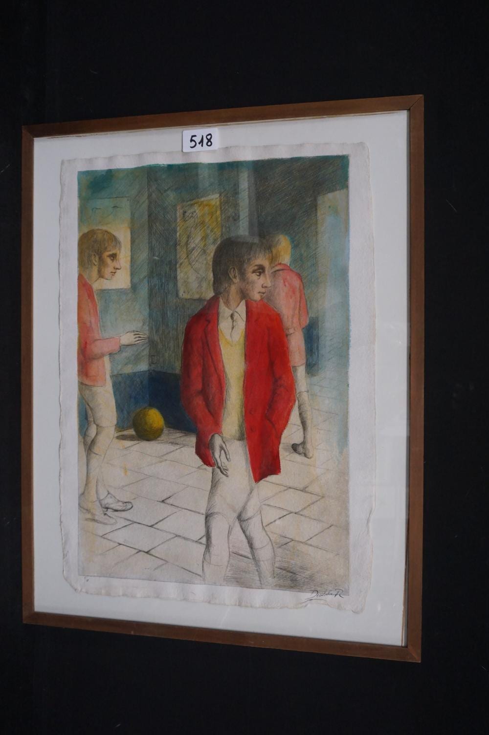Roland Devolder comparable auction result: roland devolder 1938 untitled ets aq