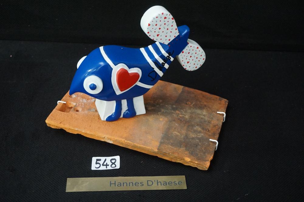 Hannes D'Haese comparable auction result: hannes d haese 1965 vis sculptuur in r