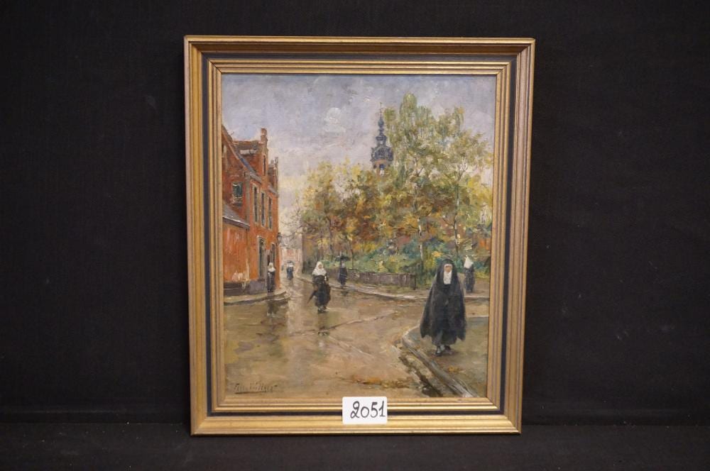 Ferdinand Willaërt comparable auction result: ferdinand willaert 1861 1938 straatzicht me