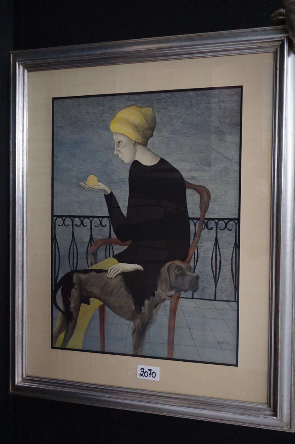 Roland Devolder comparable auction result: roland devolder 1938 meisje met hond a