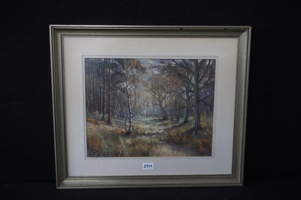 Garstin Cox comparable auction result: garstin cox 1892 1933 boszicht pastel