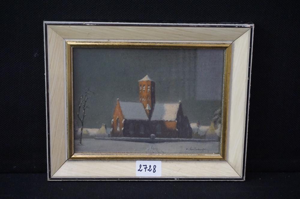 Karel van Lerberghe comparable auction result: karel van lerberghe 1889 1953 kerk in de sn