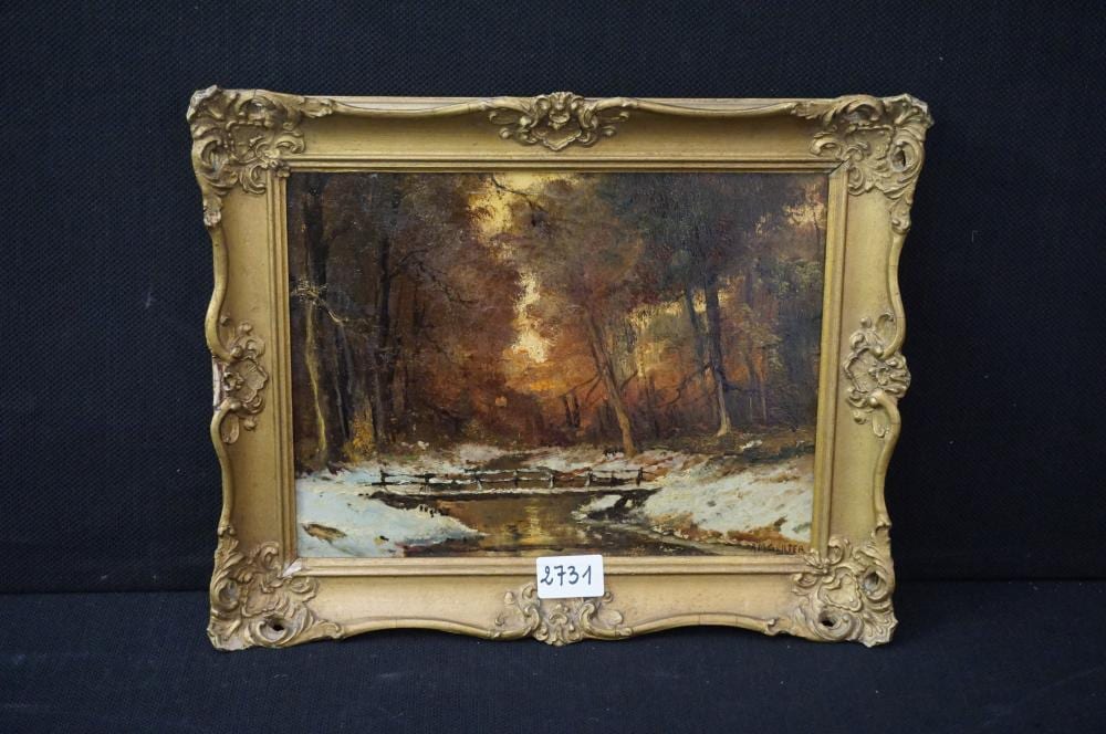 Arnold Marc Gorter comparable auction result: arnold marc gorter 1866 1933 winterlandscha