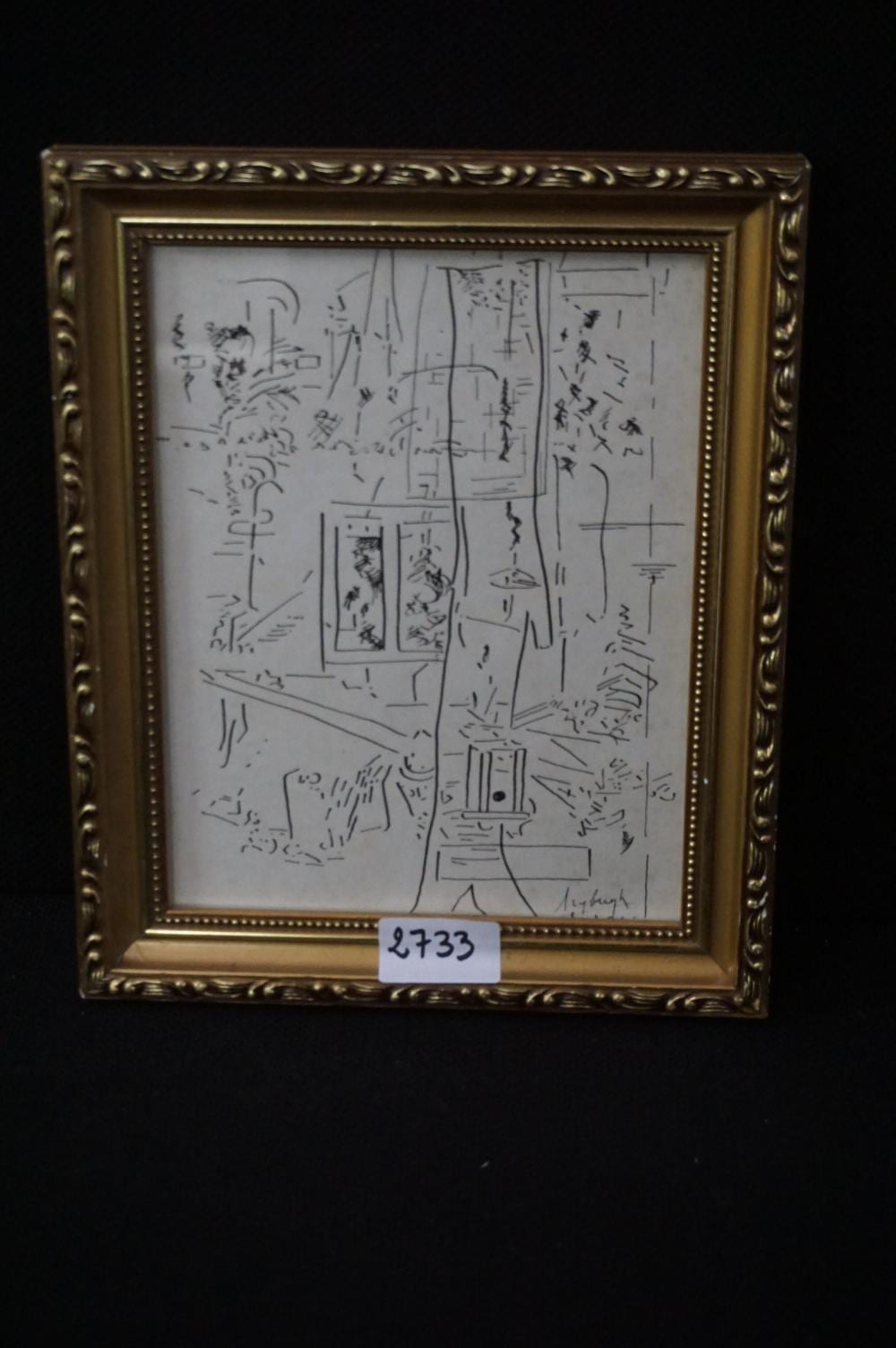 Charles Drijbergh comparable auction result: charles drybergh 1932 1990 inkttekening ge