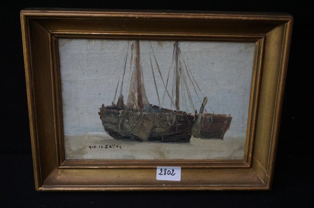 Albert Devos comparable auction result: albert isidore devos 1868 1950 visserssloep