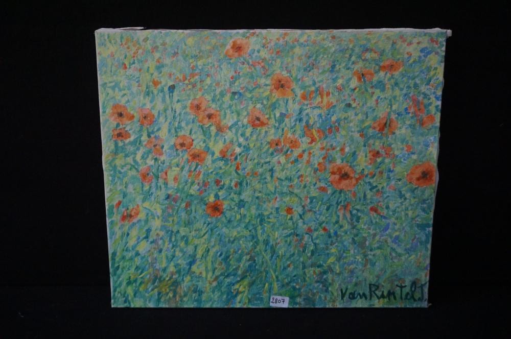 Theo Van Rintel comparable auction result: theo van rintel 1936 2024 klaprozen olie