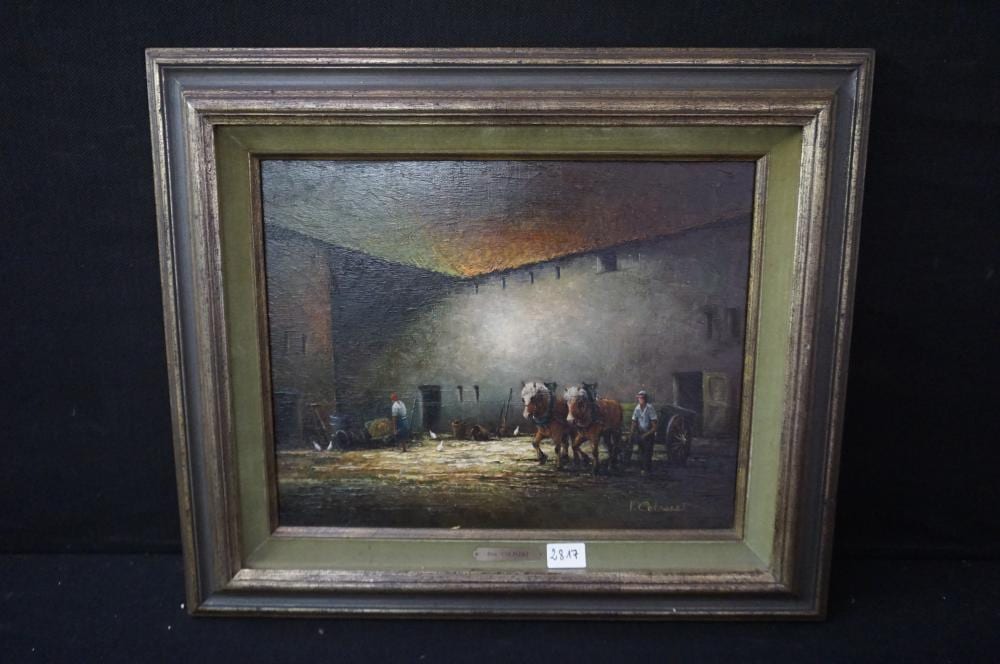 Prosper Colpaert comparable auction result: prosper colpaert 1923 1990 hoeve met kippen