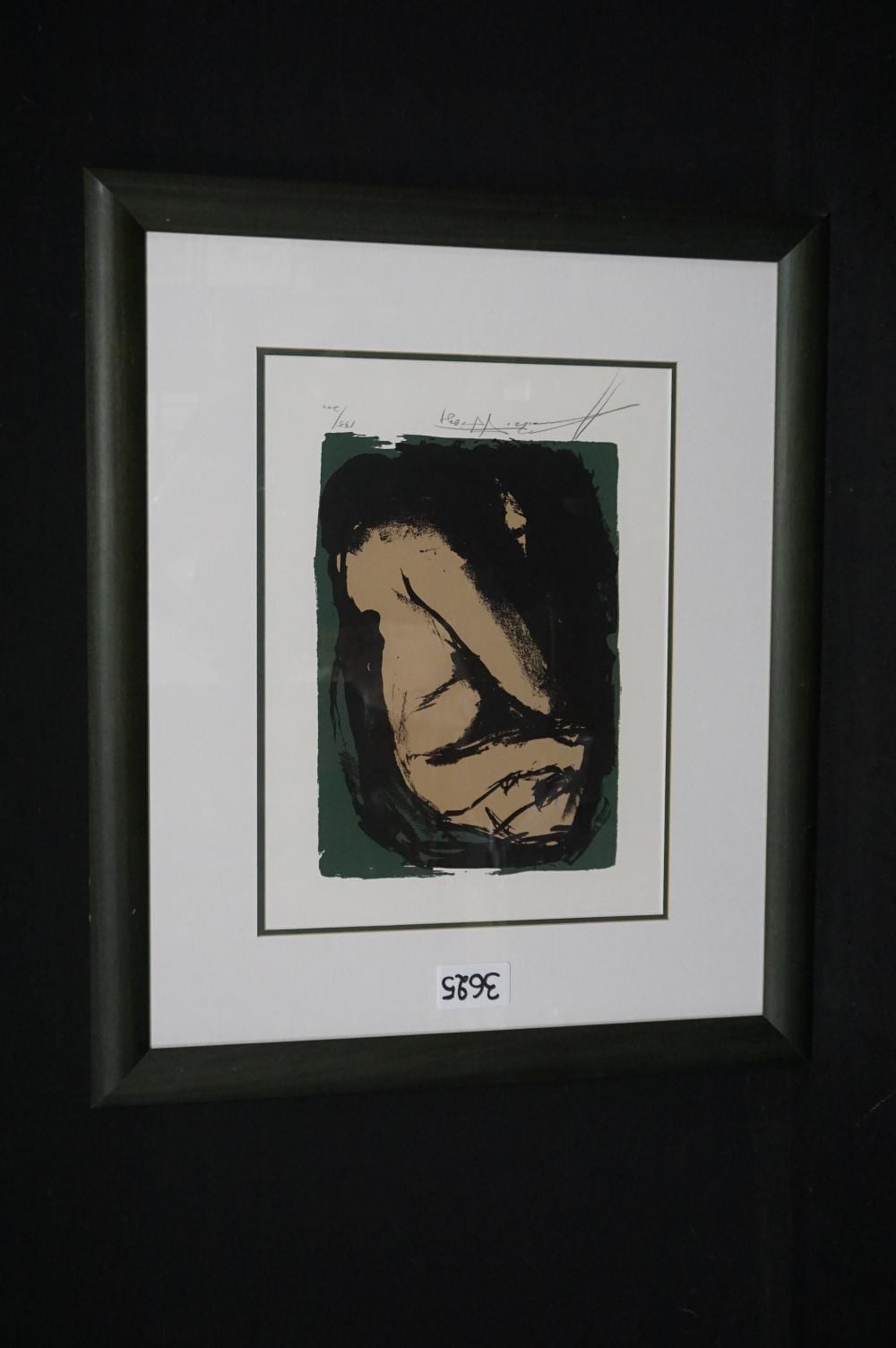 Anto Ferdinand Diez comparable auction result: anto diez 1914 1992 naakt litho gesign