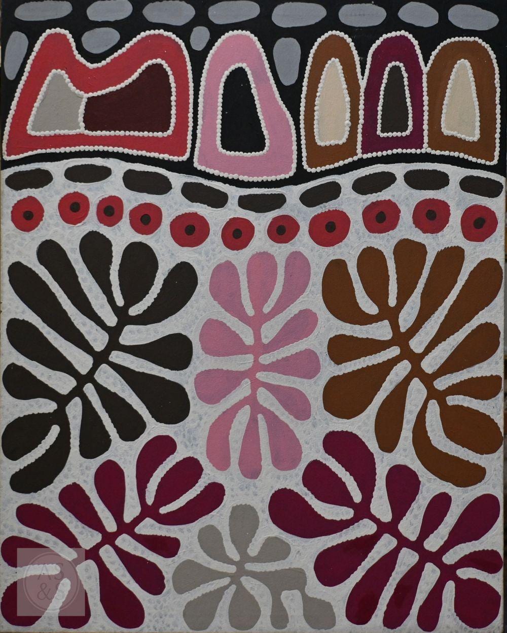 Mitjili Naparrula comparable auction result: mitjili naparrula australian 1945 2019 watiya tjuta irantji dreaming with clouds 2010