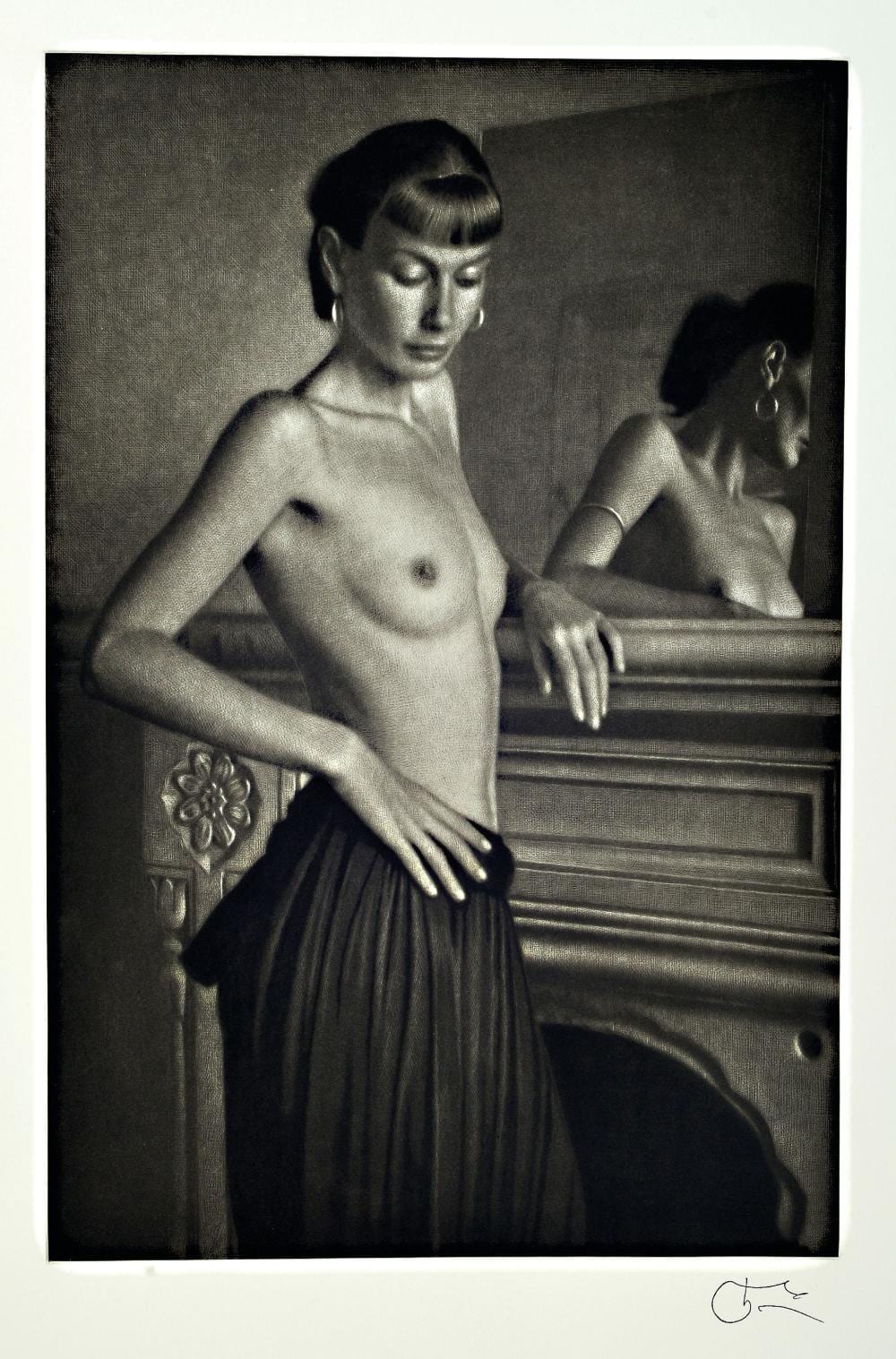 Willi Kissmer comparable auction result: willi kissmer 1951 2018 beate in front of the