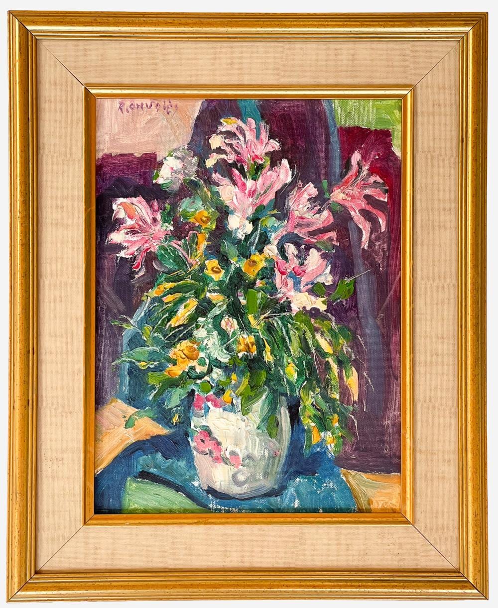 rafael chwoles flowers · Levy Auction House · 2025-12-23 R. Chwoles comparable auction result: rafael chwoles flowers