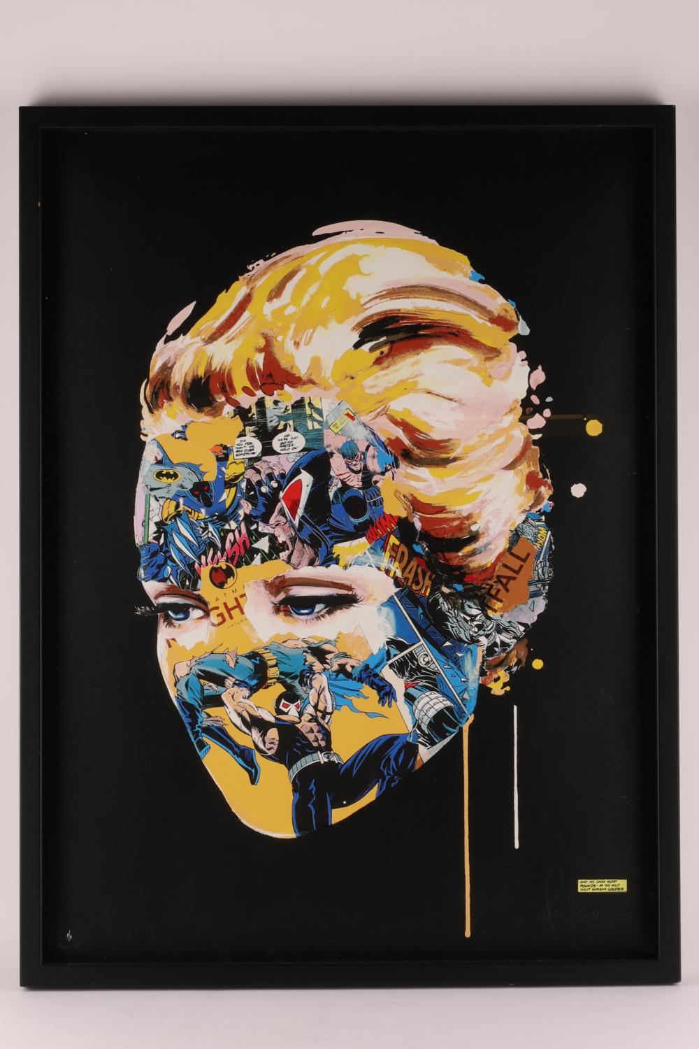 Sandra Chevrier comparable auction result: sandra chevrier canadian b 1983 dark heart p p printer s proof signed framed
