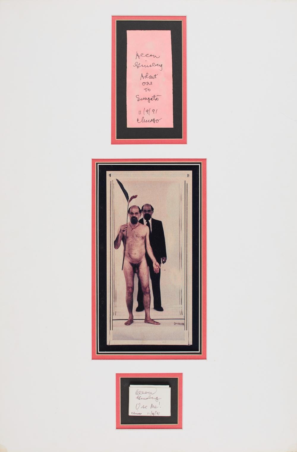 Allen Ginsberg comparable auction result: allen ginsberg 20th century