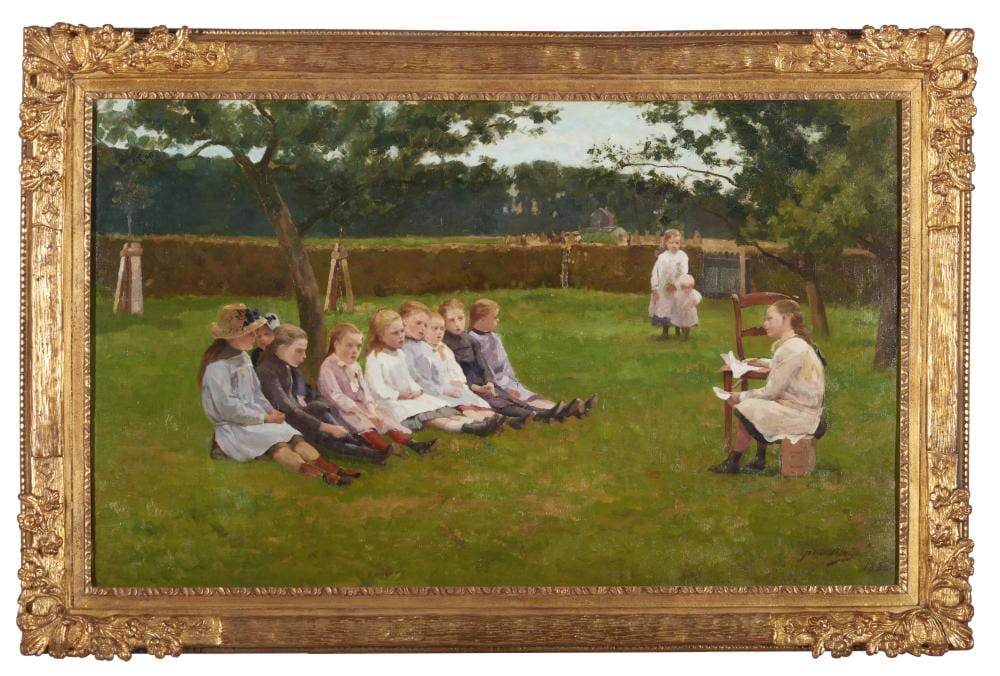 Jean Mayné comparable auction result: jean mayn 1850 1905 outdoor class