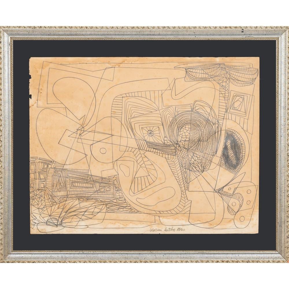 mattia moreni antibes matita su carta · Benedetto Trionfante Auction House s.r.l · 2025-12-16 Mattia Moreni comparable auction result: mattia moreni antibes matita su carta