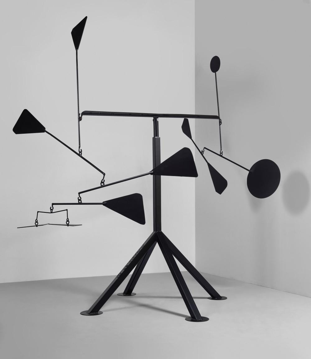 Manuel Marin comparable auction result: manuel marin 1942 2007 standing mobile1999 painted steel welded marks m marin 202 and m marin 99 height 128 1 2in 326cm width 97in 246cm