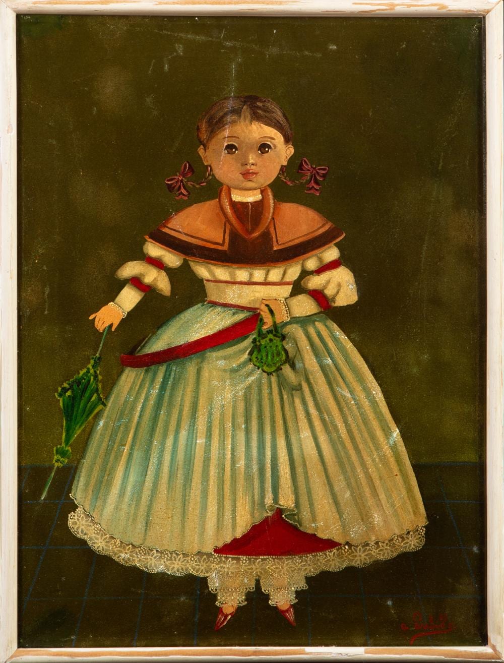 Agapito Labios comparable auction result: agapito labios mexico 1898 1996 carnival of mexican girls