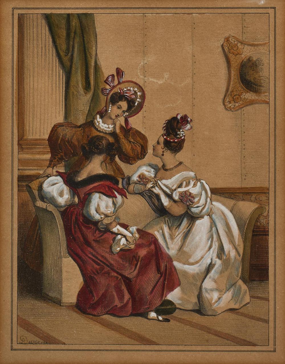 Achille Devéria comparable auction result: achille dev ria 1800 1857
