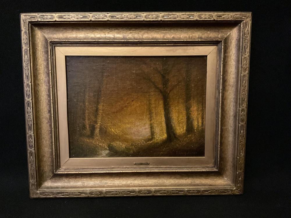 Harvey Joiner comparable auction result: harvey joiner oil on board of autumn landscape