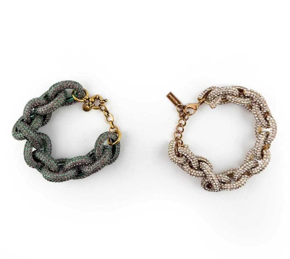 J. Crew comparable auction result: j crew baublebar pave link bracelets