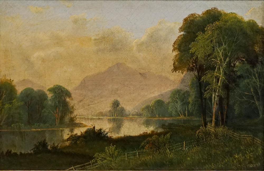 daniel charles grose american 1838 1900 forest river landscape oil on canvas signed l r frame 12 x 16 in 30 5 x 40 6 cm · Weschler's · 2025-12-09 Daniel Charles Grose comparable auction result: daniel charles grose american 1838 1900 forest river landscape oil on canvas signed l r frame 12 x 16 in 30 5 x 40 6 cm