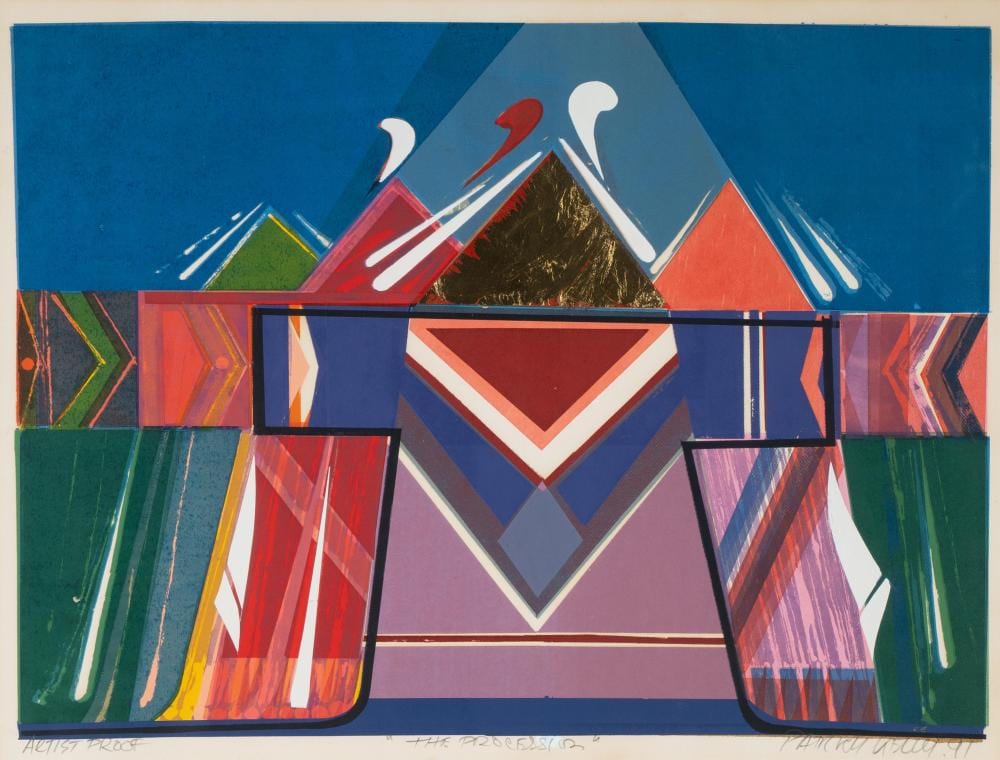 Patrick Kelly comparable auction result: patrick kelly b 1937 the procession