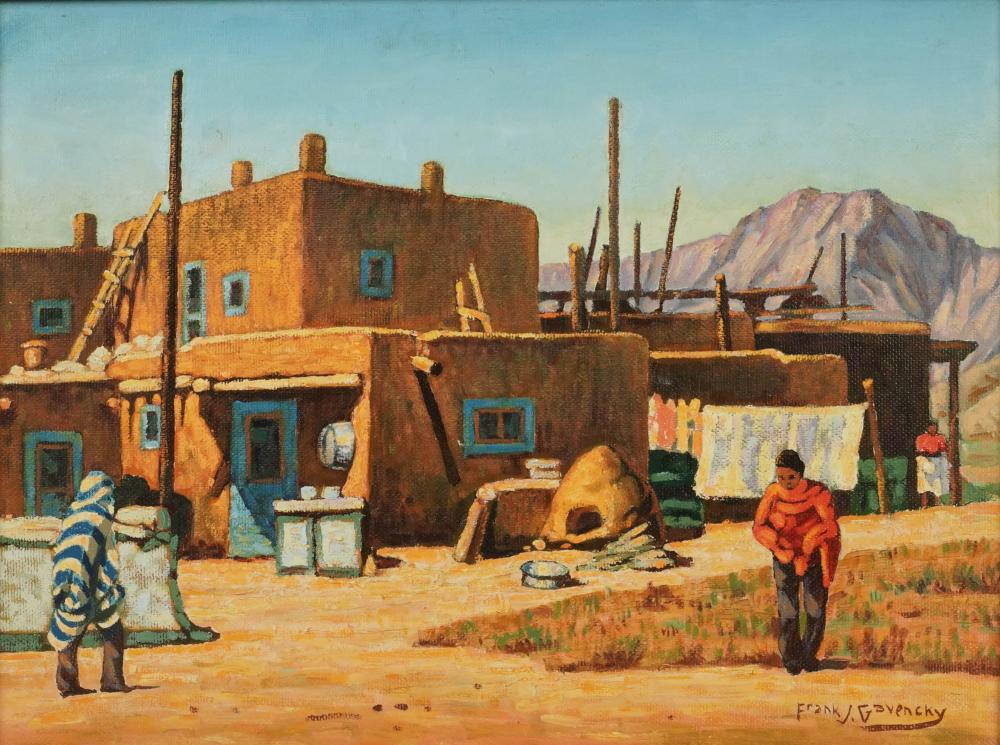 Frank J. Gavencky comparable auction result: frank j gavencky 1888 1966 southwest landscape